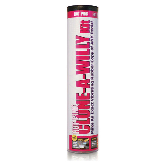 CLONE A WILLY KIT HOT PINK VIBRATING KIT image 0
