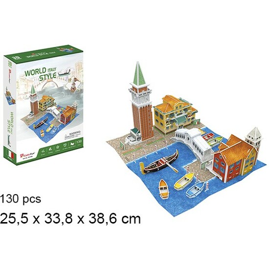 3D PUZZLE WORLD STYLE ITALY image 0
