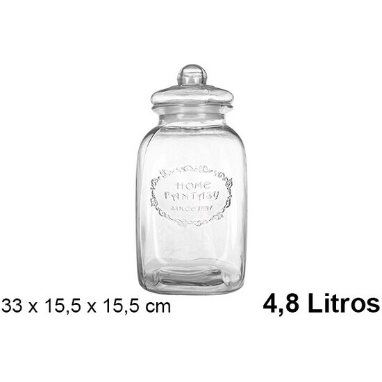 BOTE CRISTAL HERMETICO GALLETAS 4,8 L image 0