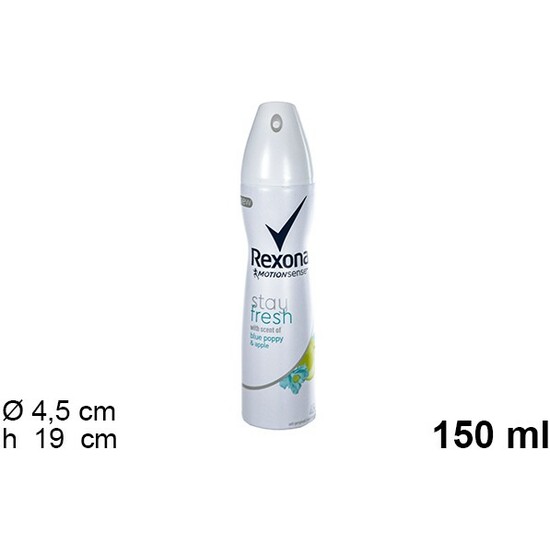 REXONA DEO SPRAY STAY FRESH BLUE POPPY image 0