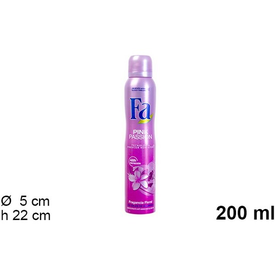 FA DEO SPRAY 200ML PINK PASSION image 0