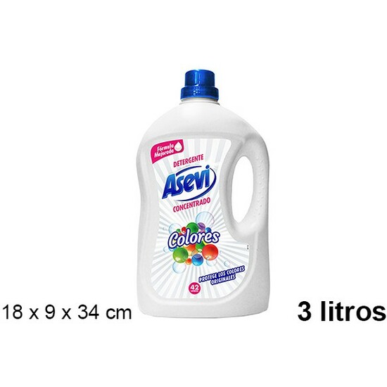 DETERGENTE ASEVI COLORES 3 L image 0