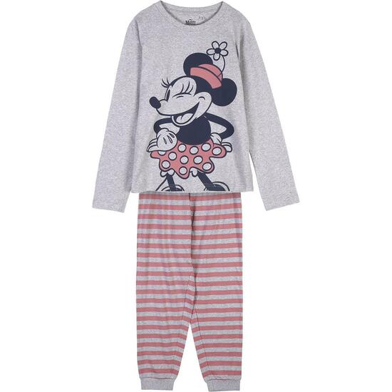 PIJAMA LARGO SINGLE JERSEY MINNIE GRAY image 0