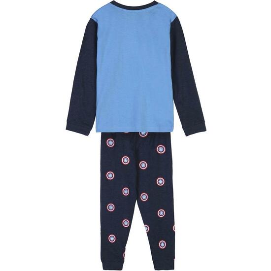 PIJAMA LARGO SINGLE JERSEY MARVEL BLUE image 1