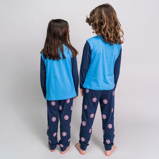 PIJAMA LARGO SINGLE JERSEY MARVEL BLUE image 4