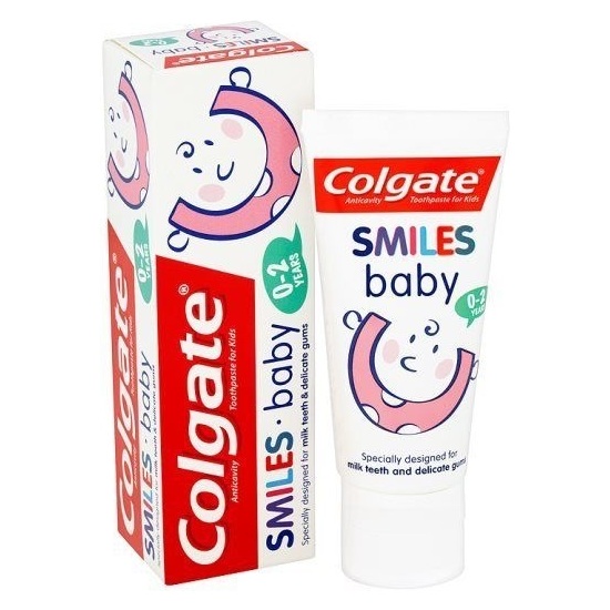 COLGATE SMILES BABY TOOTHPASTE 0-2 YEARS 50ML image 0