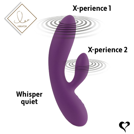 FEELZTOYS - LEA RABBIT VIBRATOR PURPLE image 2