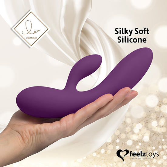 FEELZTOYS - LEA RABBIT VIBRATOR PURPLE image 3