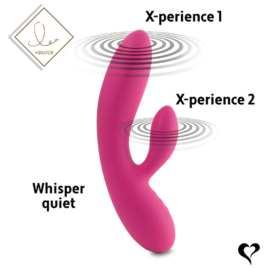 FEELZTOYS - LEA RABBIT VIBRATOR PINK image 2