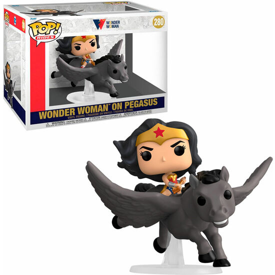 FIGURA POP DC WONDER WOMAN 80TH WONDER WOMAN ON PEGASUS image 0