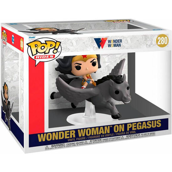 FIGURA POP DC WONDER WOMAN 80TH WONDER WOMAN ON PEGASUS image 1