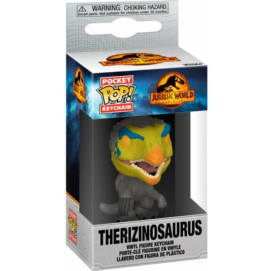 LLAVERO POCKET POP JURASSIC WORLD 3 THERIZINOSAURUS image 1