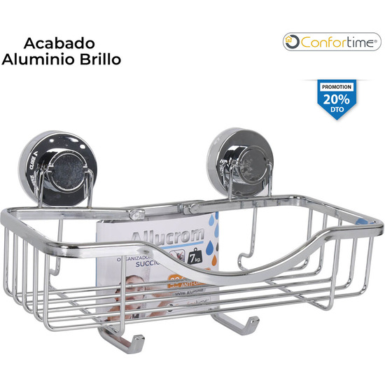 ORGANIZADOR BAÑO SUCCION ALLUCROM CONFORTIME image 0