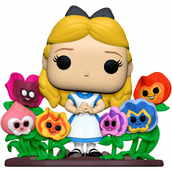 FIGURA POP DISNEY ALICIA EN EL PAIS DE LAS MARAVILLAS 70TH ALICE WITH FLOWERS image 0