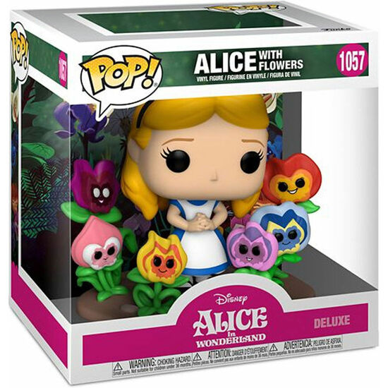 FIGURA POP DISNEY ALICIA EN EL PAIS DE LAS MARAVILLAS 70TH ALICE WITH FLOWERS image 1