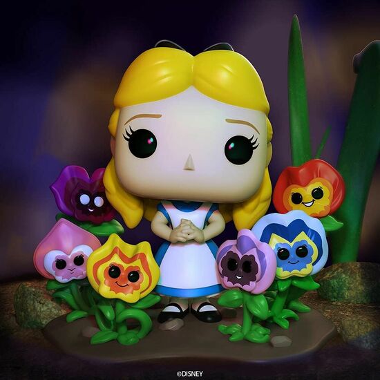 FIGURA POP DISNEY ALICIA EN EL PAIS DE LAS MARAVILLAS 70TH ALICE WITH FLOWERS image 2