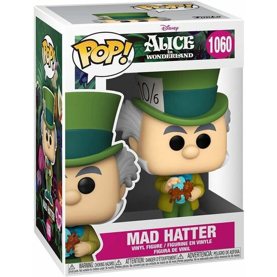 FIGURA POP DISNEY ALICIA EN EL PAIS DE LAS MARAVILLAS MAD HATTER image 0