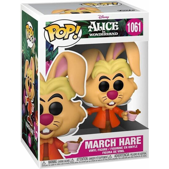 FIGURA POP DISNEY ALICIA EN EL PAIS DE LAS MARAVILLAS MARCH HARE image 0