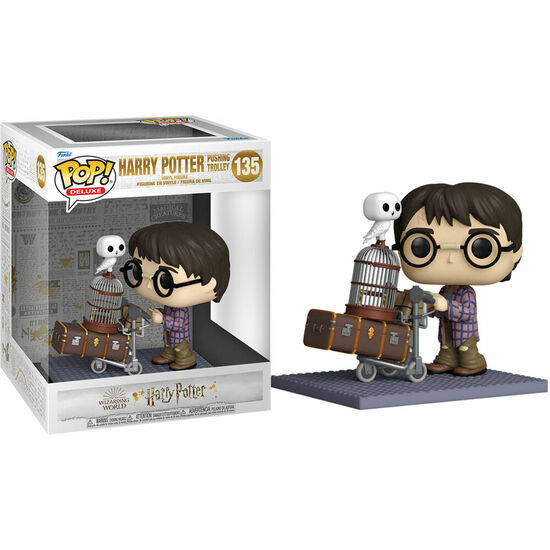 FIGURA POP HARRY POTTER ANNIVERSARY HARRY PUSHING TROLLEY image 0