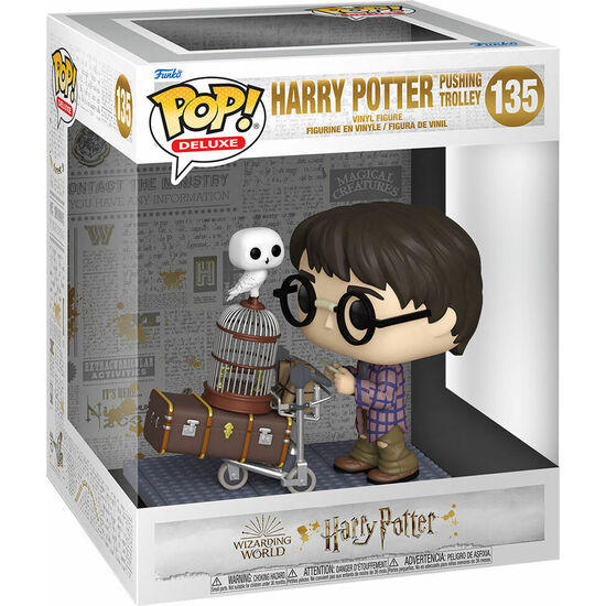 FIGURA POP HARRY POTTER ANNIVERSARY HARRY PUSHING TROLLEY image 2