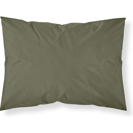 FUNDA DE ALMOHADA 100% ALGODÓN LISO ARMY GREEN DE 50X80CM. image 0