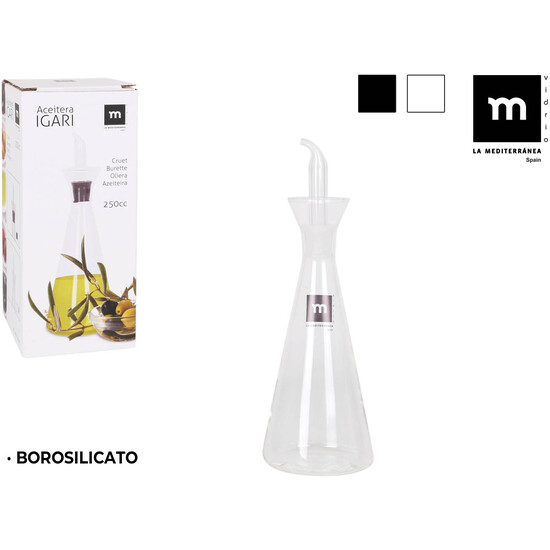 ACEITERA BOROSILICATO CON DOSIFICADOR 250CC IGARI image 0