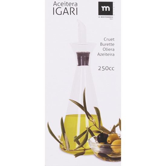 ACEITERA BOROSILICATO CON DOSIFICADOR 250CC IGARI image 1