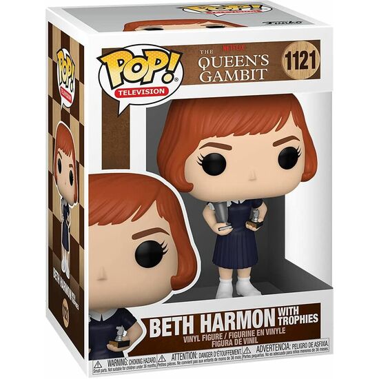 FIGURA POP GAMBITO DE DAMA BETH WITH TROPHIES image 0