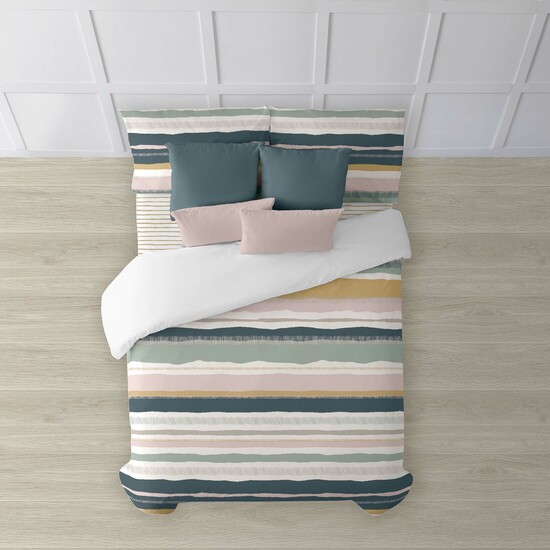 FUNDA NÓRDICA 100% ALGODÓN MODELO MARKEN PARA CAMA DE 260X240 CM. image 1