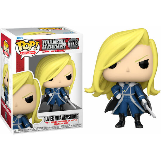 FIGURA POP FULL METAL ALCHEMIST OLIVER MIRA ARMSTRONG image 0