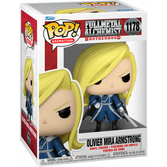 FIGURA POP FULL METAL ALCHEMIST OLIVER MIRA ARMSTRONG image 1