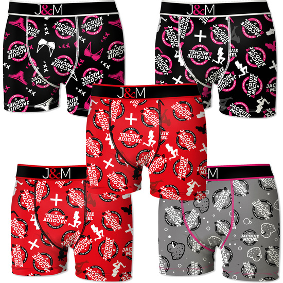 PACK DE 5 BOXERRS ESTAMPADOS JACQUIE & MICHEL  image 0