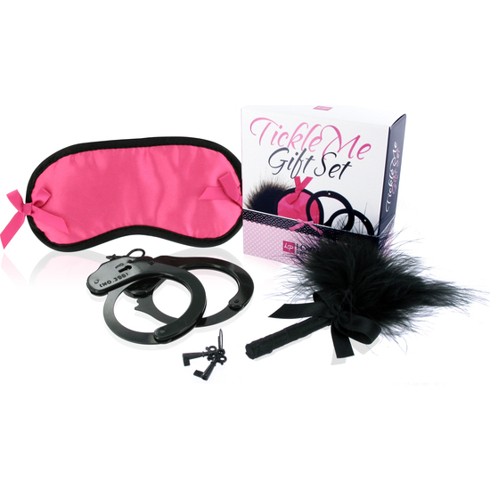 LOVERS PREMIUM TICKLE ME GIFT SET PINK image 0