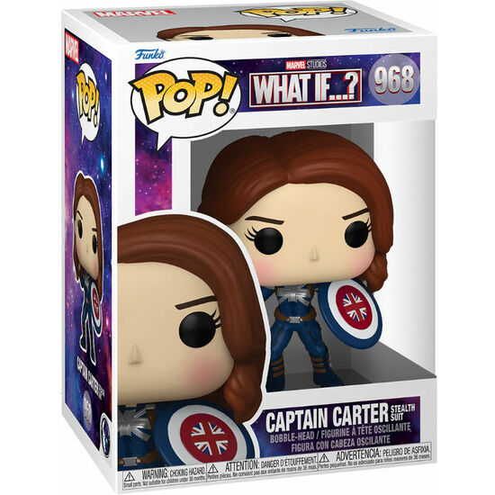 FIGURA POP MARVEL WHAT IF CAPTAIN CARTER STEALTH image 0