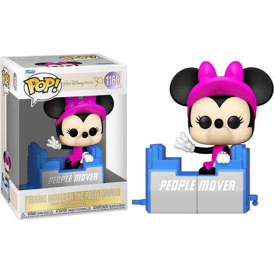 FIGURA POP DISNEY WORLD 50TH ANNIVERSARY MINNIE PEOPLE MOVER image 0