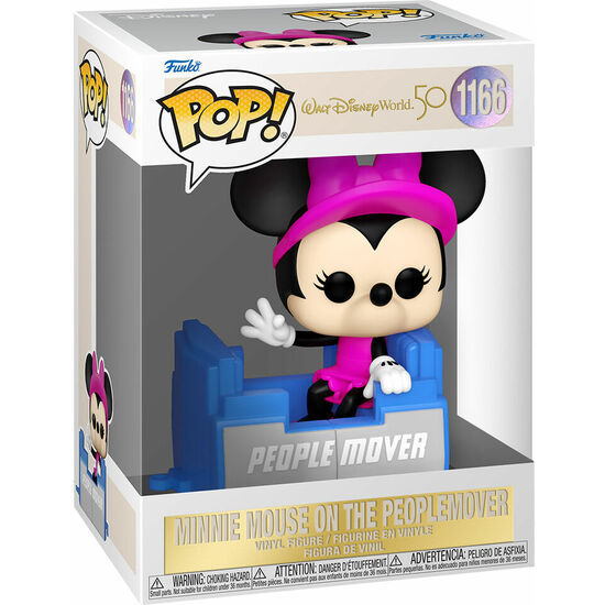 FIGURA POP DISNEY WORLD 50TH ANNIVERSARY MINNIE PEOPLE MOVER image 1