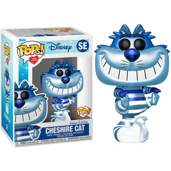 FIGURA POP DISNEY MAKE A WISH CHESHIRE CAT METALLIC image 0