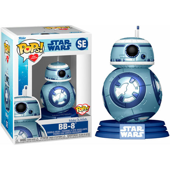 FIGURA POP STAR WARS MAKE A WISH BB-8 METALLIC image 0