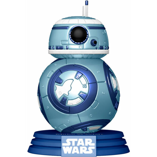 FIGURA POP STAR WARS MAKE A WISH BB-8 METALLIC image 2