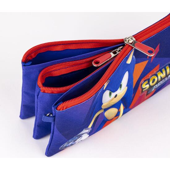 ESTUCHE PORTATODO 3 COMPARTIMENTOS SONIC PRIME PURPLE image 2