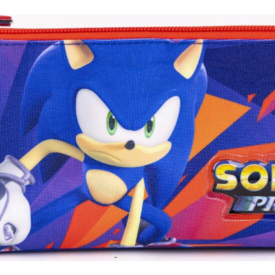 ESTUCHE PORTATODO 3 COMPARTIMENTOS SONIC PRIME PURPLE image 4