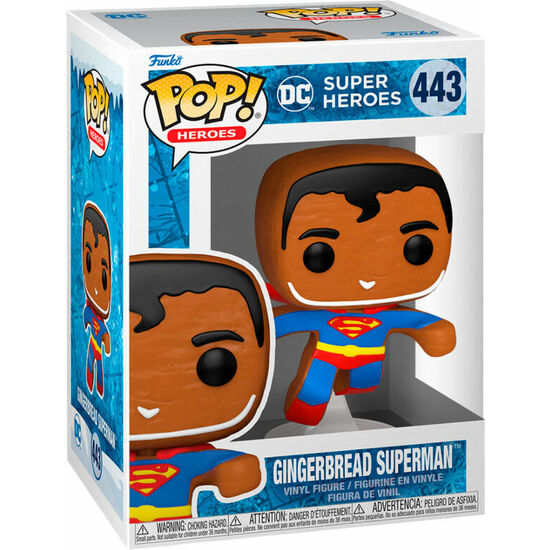 FIGURA POP DC COMICS HOLIDAY GINGERBREAD SUPERMAN image 0