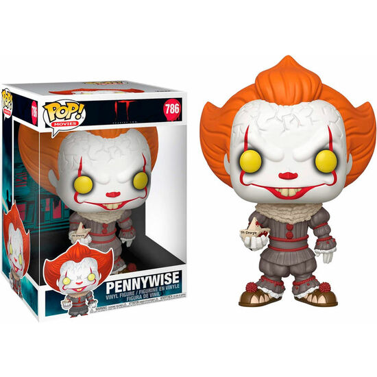 FIGURA POP IT CHAPTER 2 PENNYWISE WITH BOAT 25CM image 0