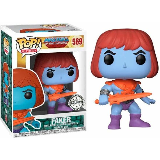 FIGURA POP MASTERS OF THE UNIVERSE FAKER EXCLUSIVE image 0