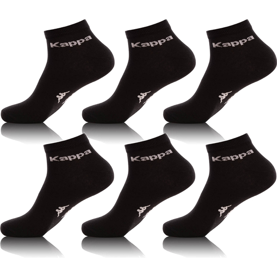 SET 3 PARES CALCETINES KAPPA TOBILLEROS EN COLOR NEGRO PARA HOMBRE image 0