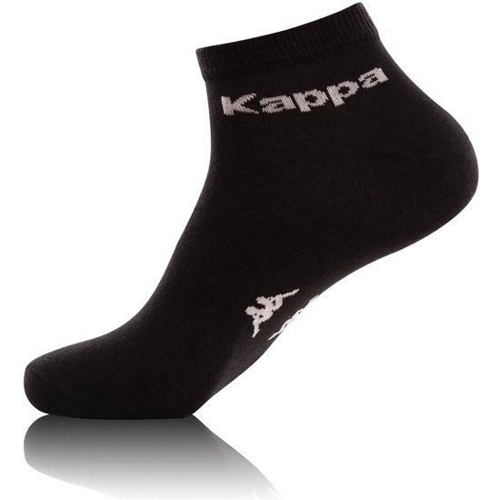 SET 3 PARES CALCETINES KAPPA TOBILLEROS EN COLOR NEGRO PARA HOMBRE image 1