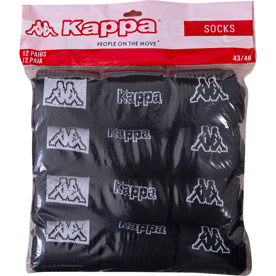 SET 12 PARES CALCETINES KAPPA DEPORTIVOS TENNIS COLOR NEGRO PARA HOMBRE image 4