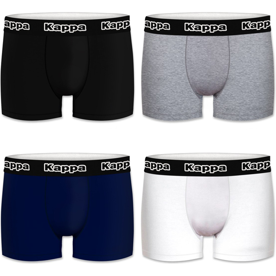 SET 4 PCS CALZONCILLOS BOXERS KAPPA EN VARIOS COLORES PARA HOMBRE image 0