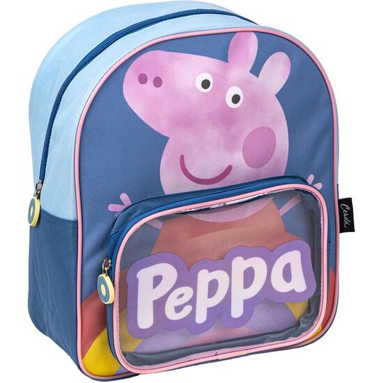 MOCHILA INFANTIL PEPPA PIG BLUE image 0