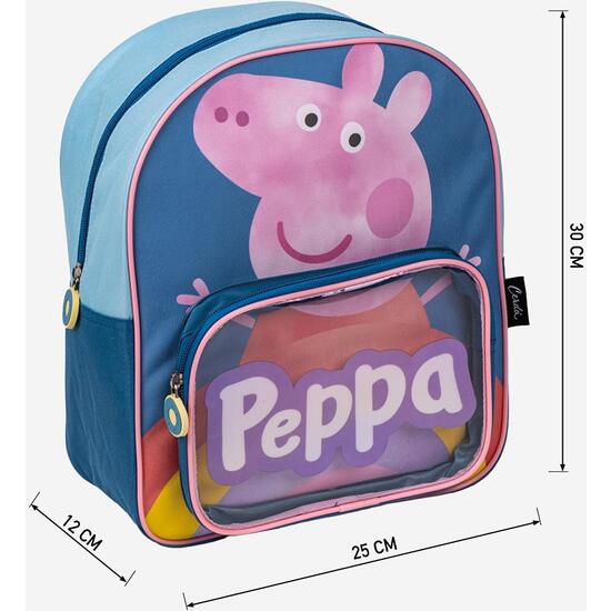 MOCHILA INFANTIL PEPPA PIG BLUE image 3